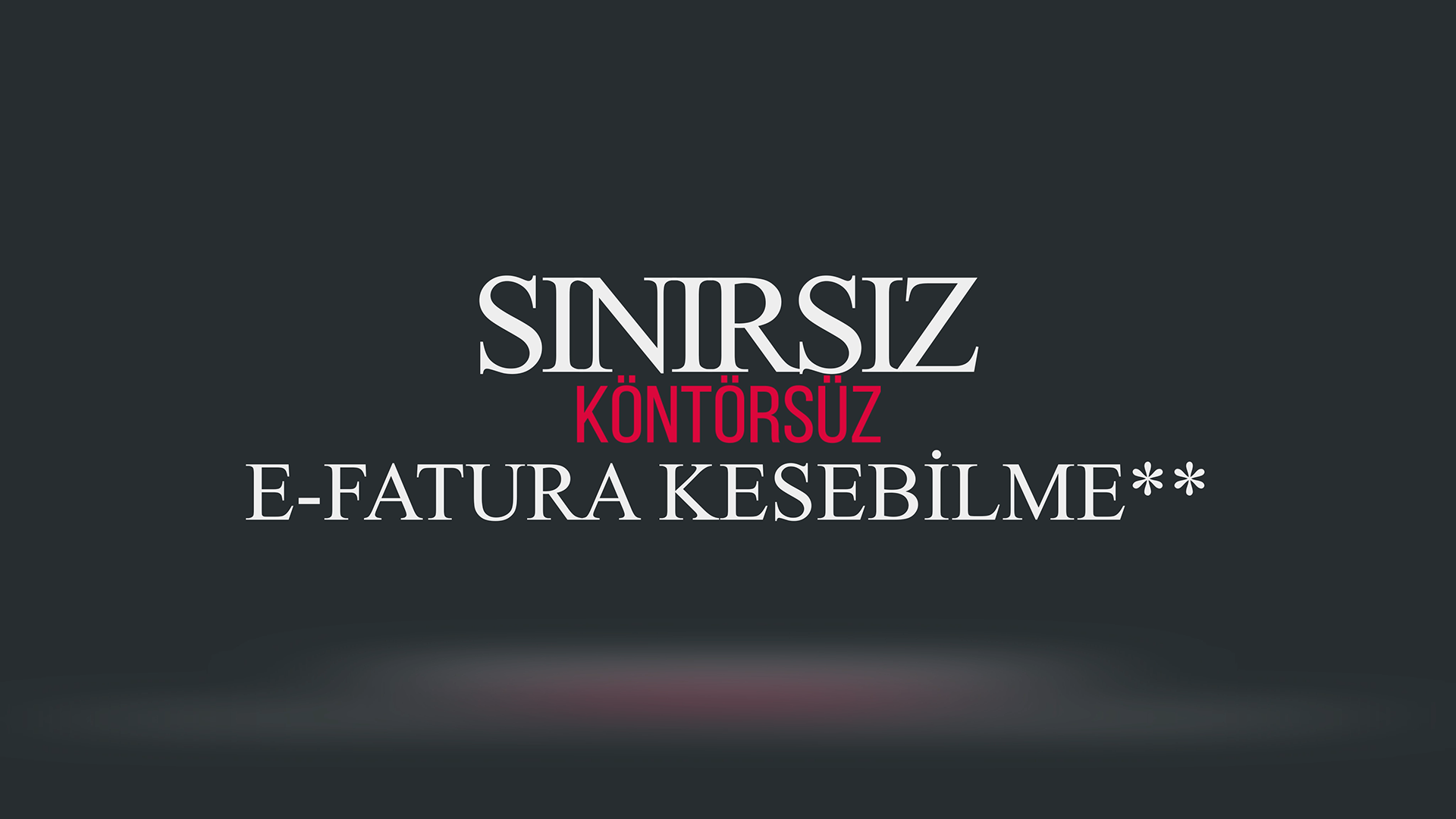 Sınırsız E-Fatura
